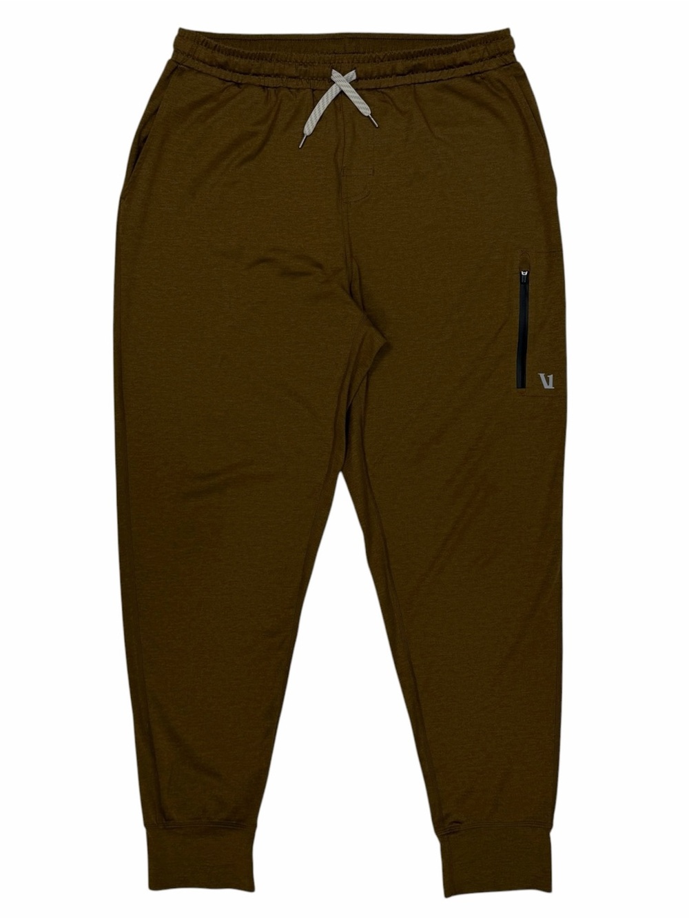 Vuori Sunday Performance Jogger Men Large Brown Athletic Tapered Sweat Pant V416 - Picture 2 of 9